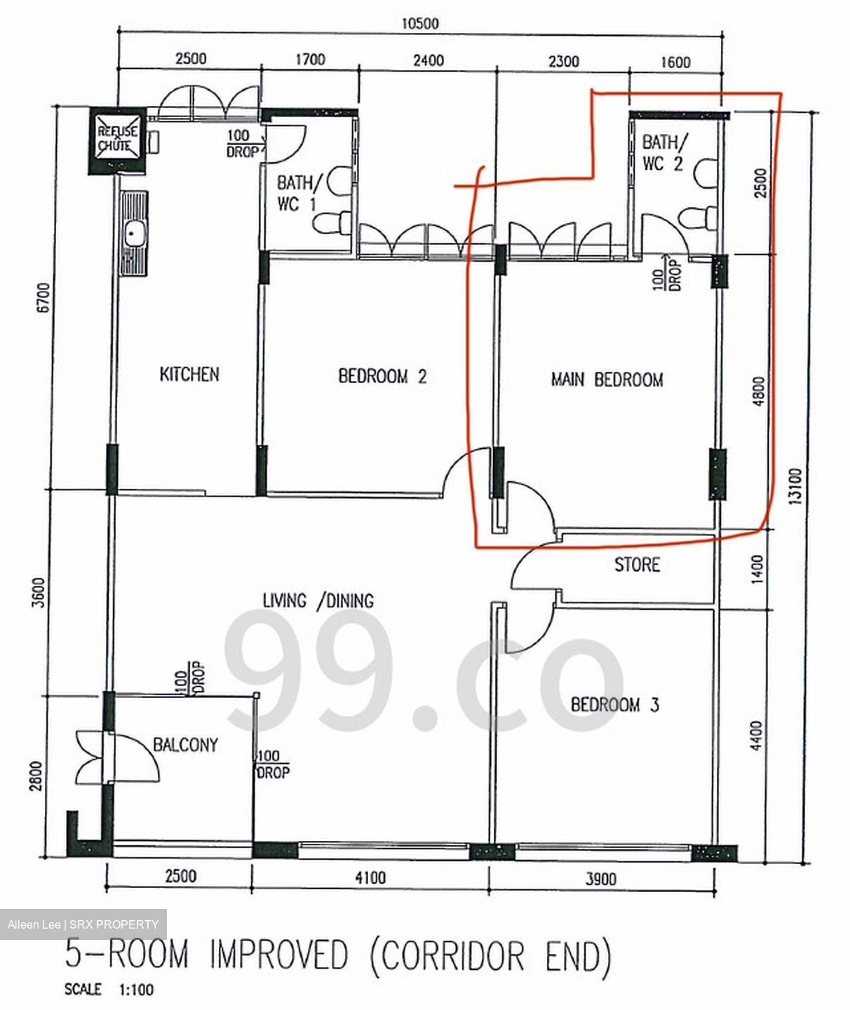 Blk 101 Sunset Way Residence (Clementi), HDB 4 Rooms #538002651